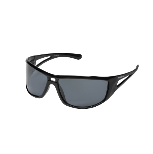 Shimano Antares 2 Polarised Sunglasses - Black/Smoke