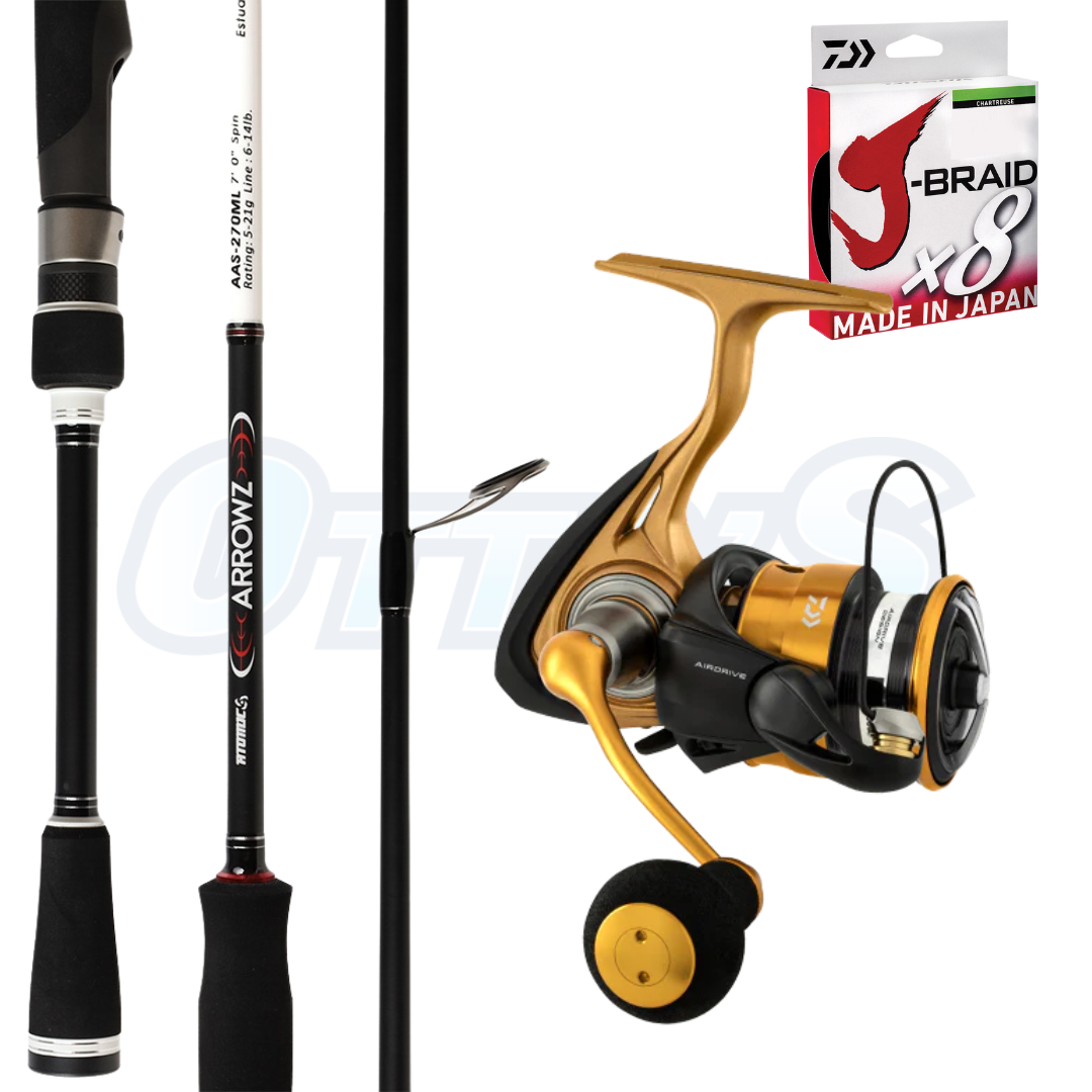 Atomic Arrowz and 23 Aird Estuary Fishing Combo Light