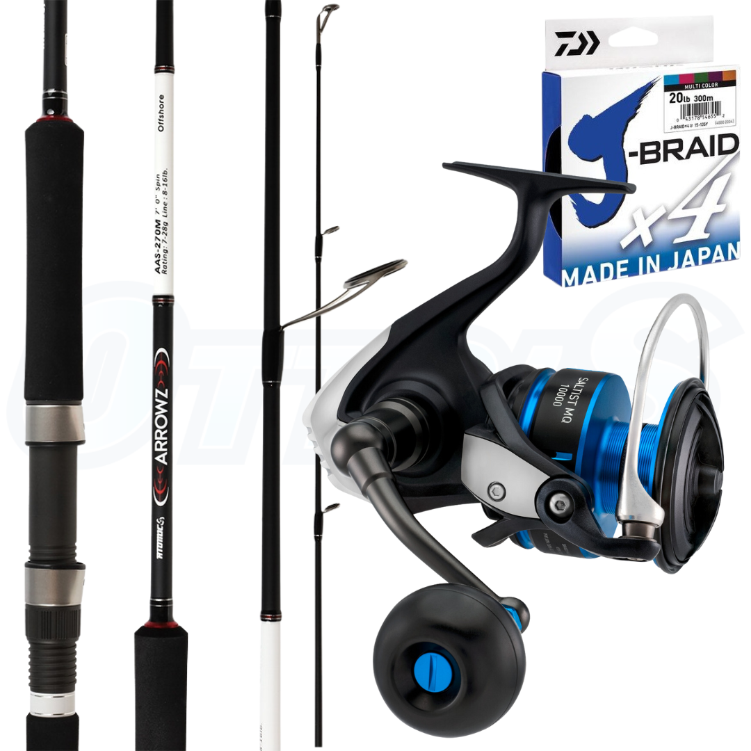 2023 Atomic Arrowz and Daiwa Saltist MQ Offshore Fishing Combo