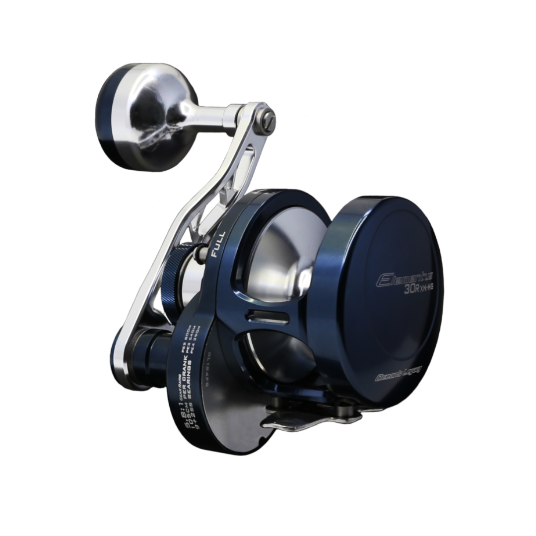 Ocean's Legacy Elementus 30 Series Naval Blue Overhead Jigging Reel