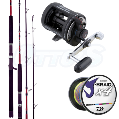 Daiwa Beefsick and Shimano Charter Special Overhead Combo