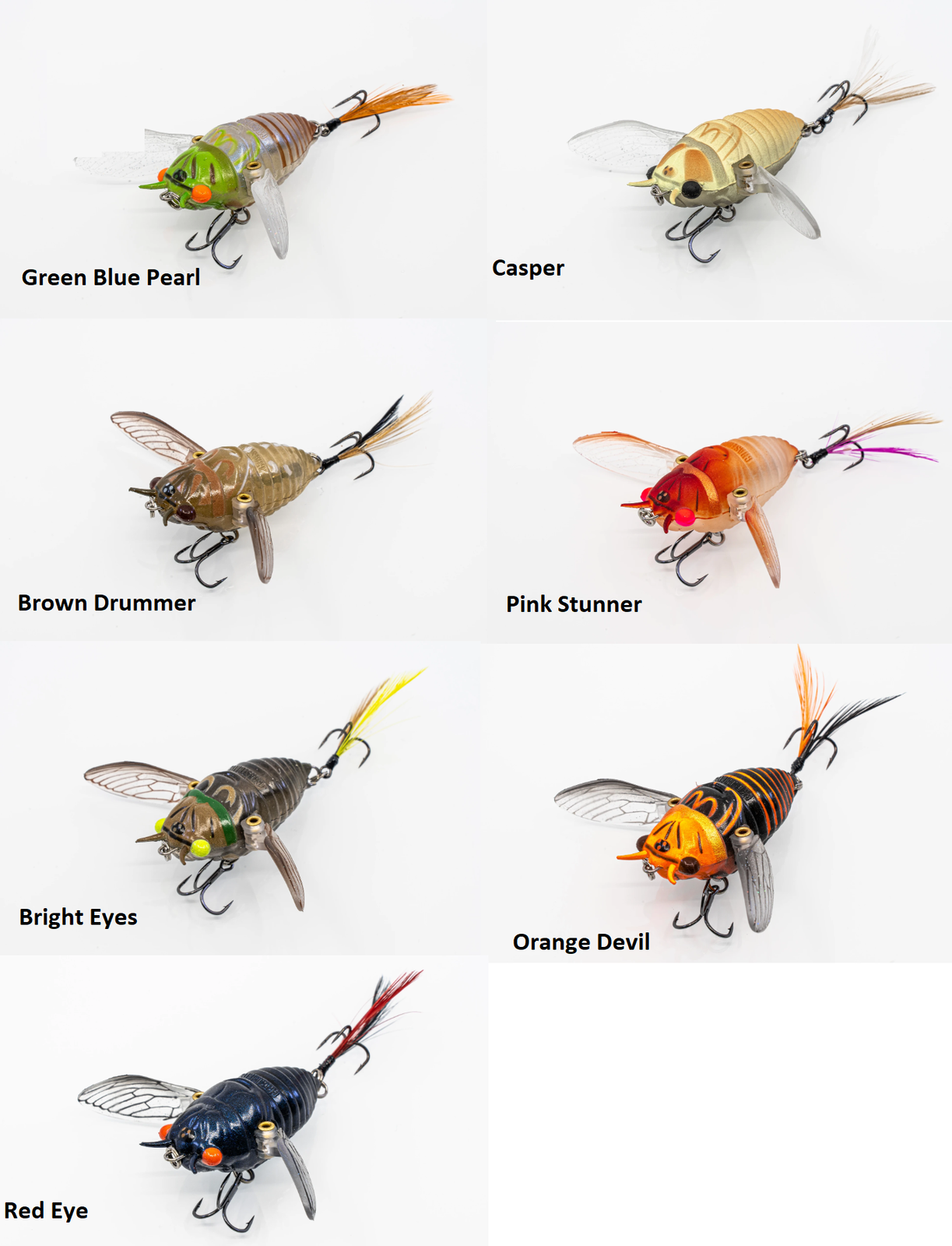Chasebaits Ripple Cicada Soft Body Surface Fishing Lure-Otto's  Tackle World