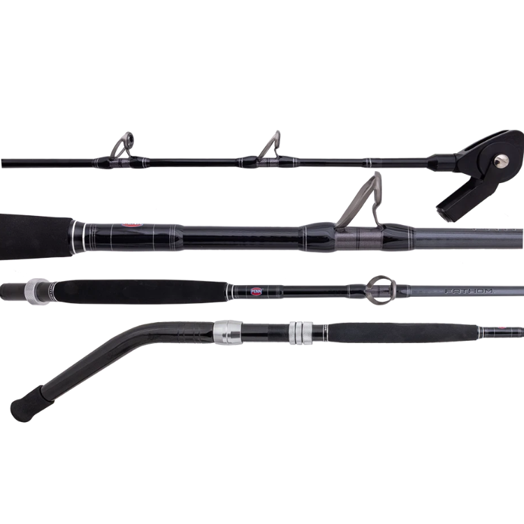 Penn Fathom Deep Drop Rods Bent Butt Swivel Tip 