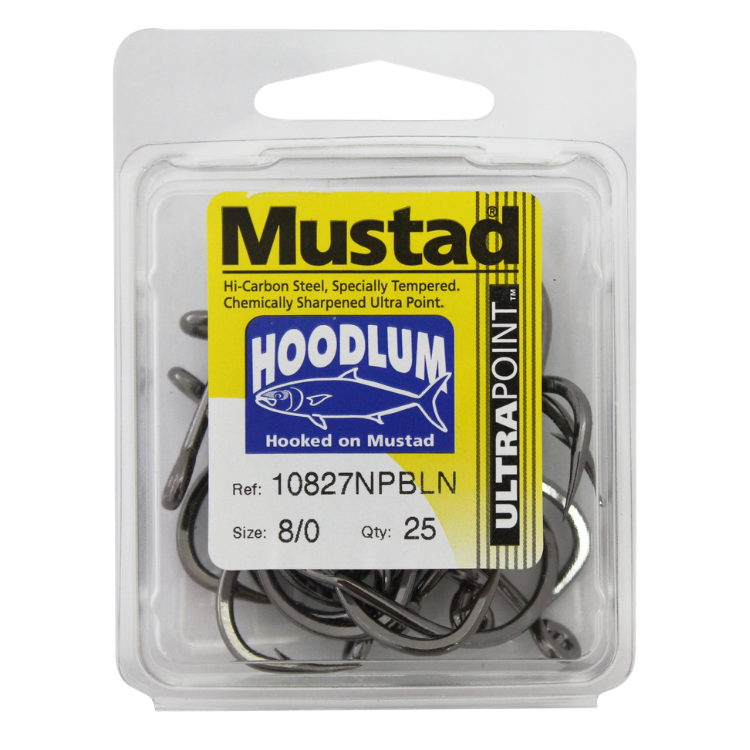 Mustad Hoodlum Bulk 25 Pack Live Bait Hooks