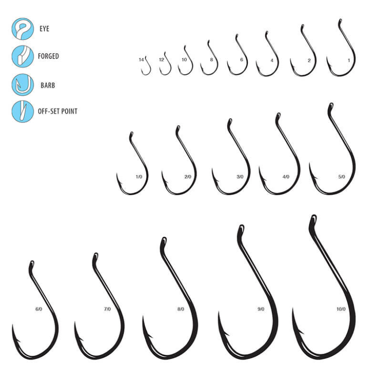 Gamakatsu Octopus Fishing Hooks 25 Pack