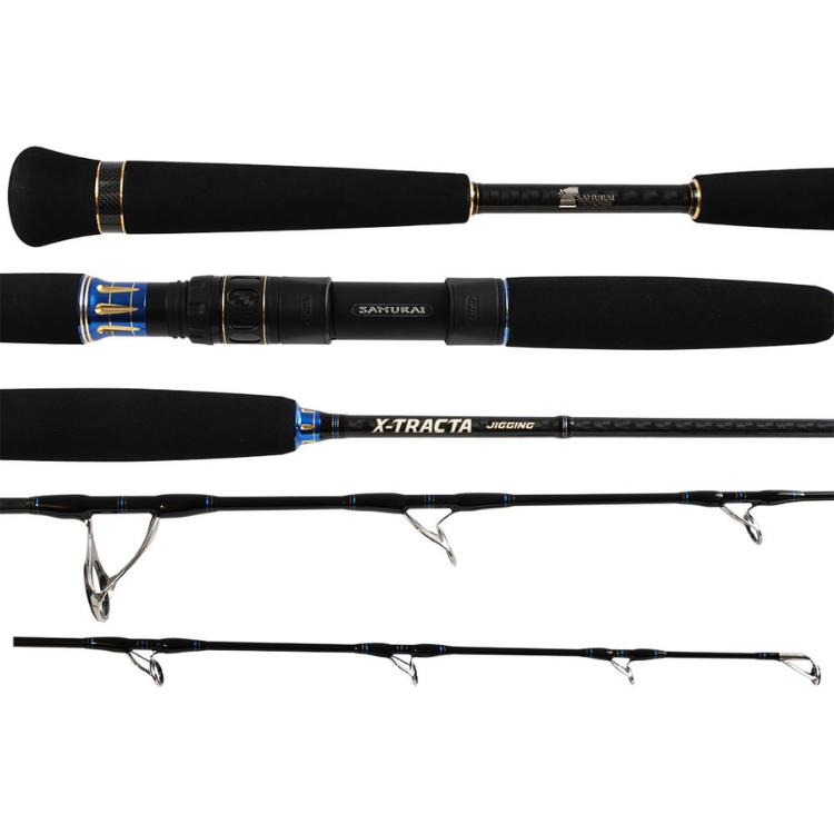Samurai X-Tracta Jig Spinning Fishing Rod 