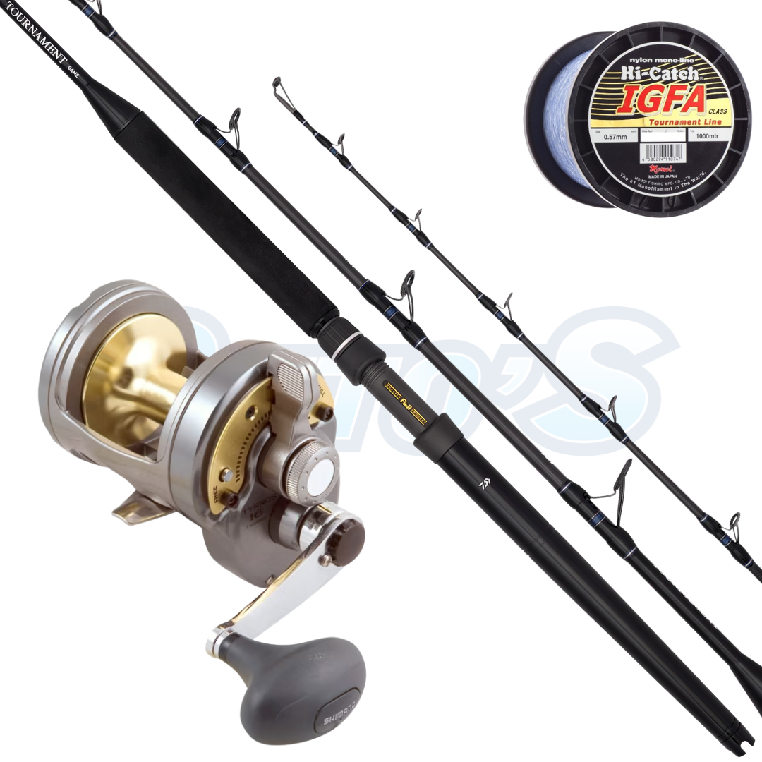 Shimano Daiwa 10-15kg Trolling and Live baiting Combo