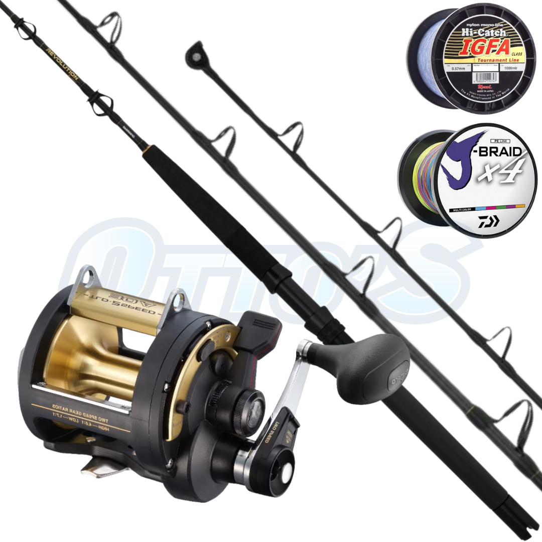 Shimano TLD & Revolution 24kg Gamefishing Combo