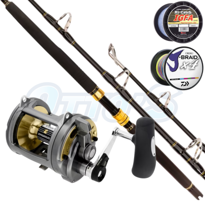 Shimano Tyrnos & Penn Ocean Assassin 37kg Gamefishing Combo