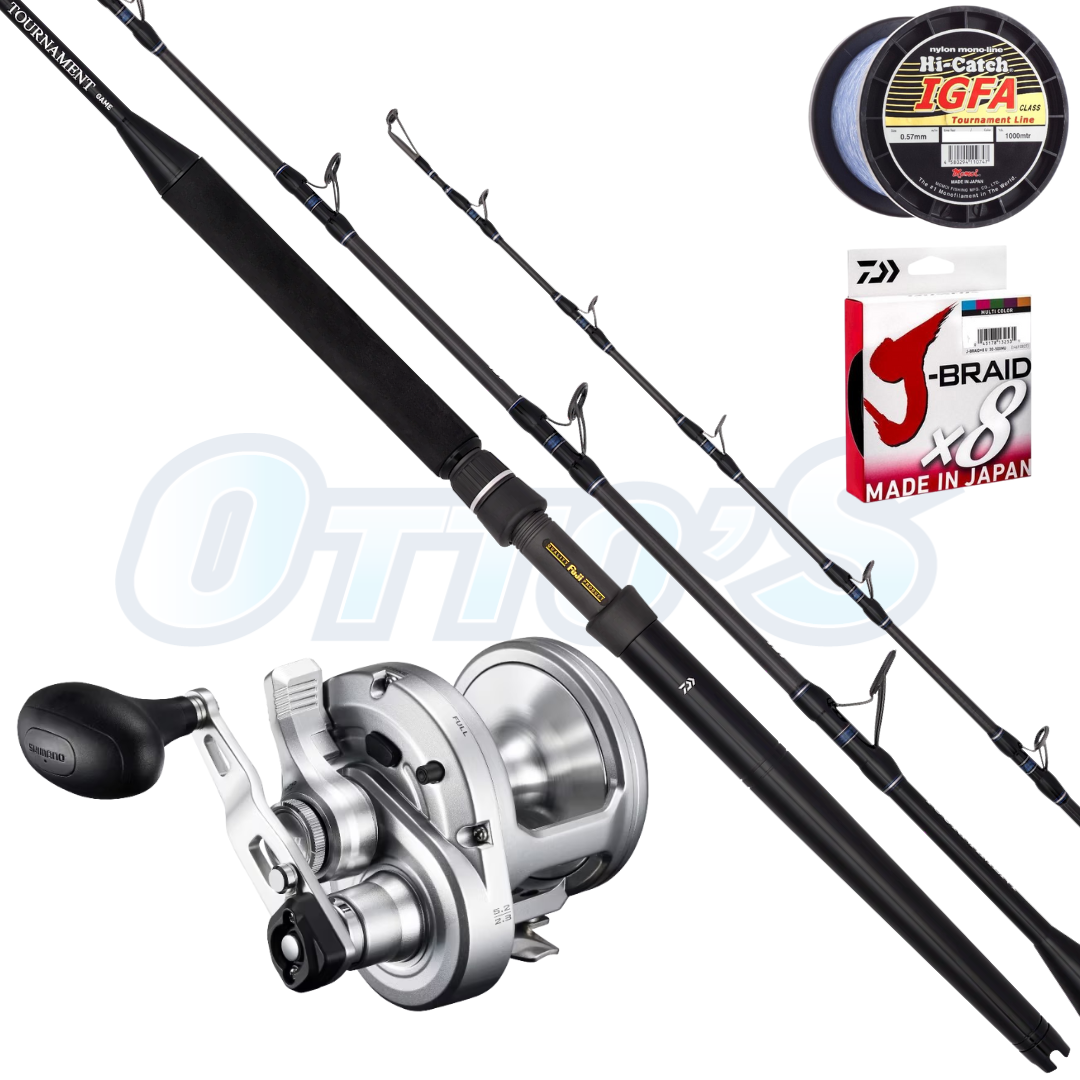 Shimano Daiwa 15-24kg Cobia Kingfish Land based and Boat Combo