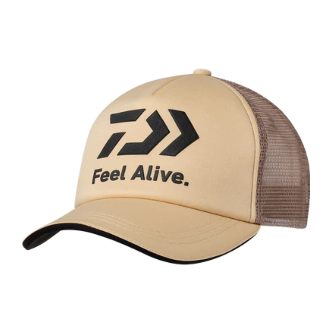 Daiwa Cream Beige Trucker Cap