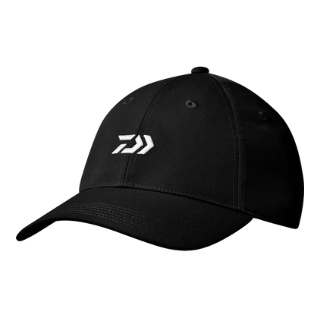 Daiwa Black Curved Brim Cap