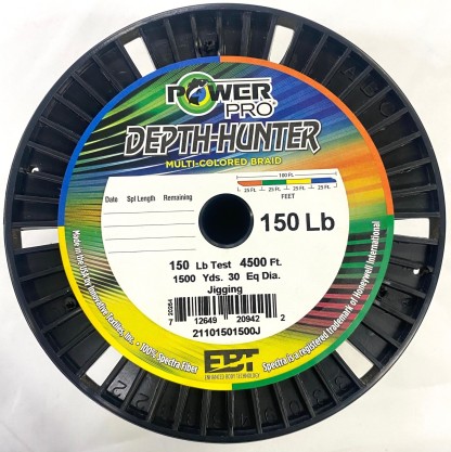 Power Pro Downrigger Braid 150lb 90 metres