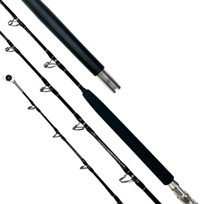 Fishfinder Custom Bluewater Game Series Hard Guide Roller Tip Braid SeriesÂ Rods-Otto's  Tackle World
