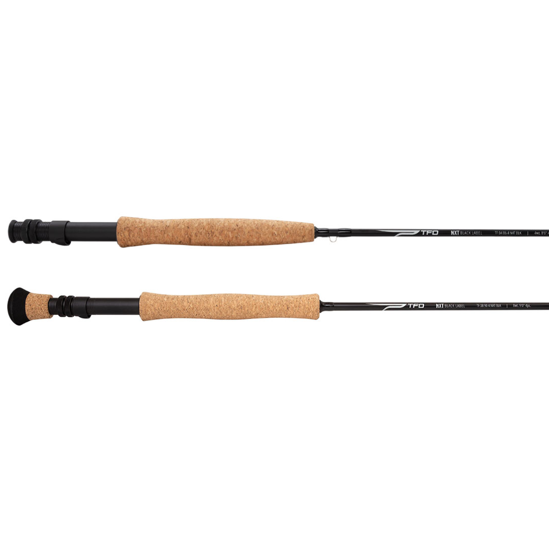 TFO NXT Black Label Fly Fishing Rod 9'4"/8wt 4pc