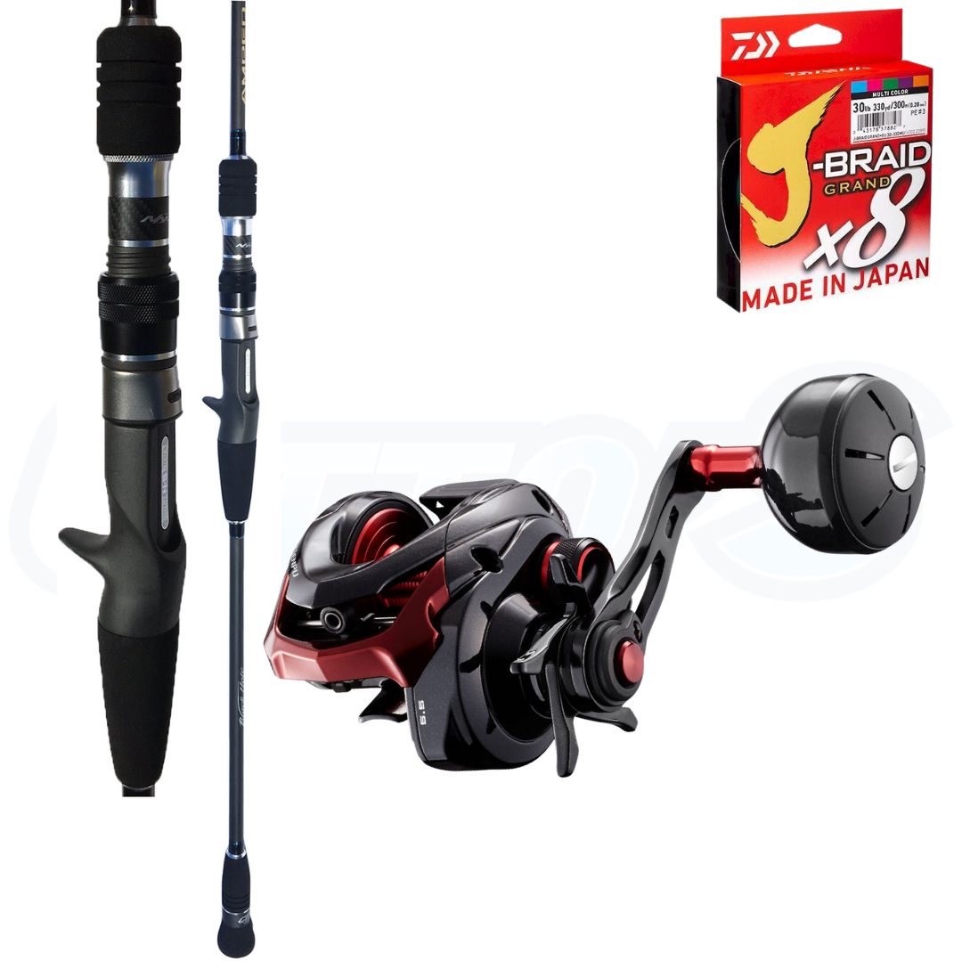 Shimano Genpu and NS Black Hole Slow Jig Combo