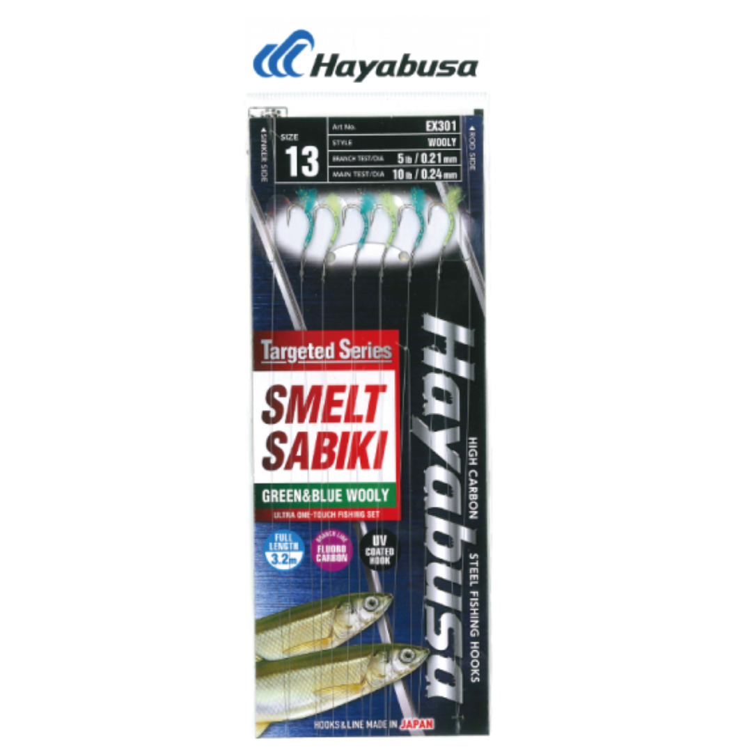 Hayabusa Green & Blue Smelt Sabiki-Otto's  Tackle World