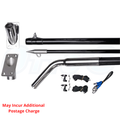 Hook'em Complete Carbon Fibre Outrigger Set with Rigging Equipment-Otto's  Tackle World