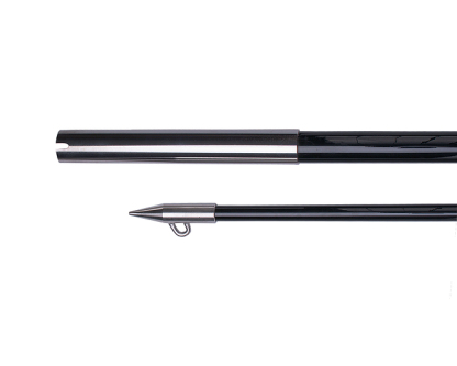 Hook'em Shotgun Pole Straight 3 Metre Black Fibreglass Outrigger with Rigging Kit