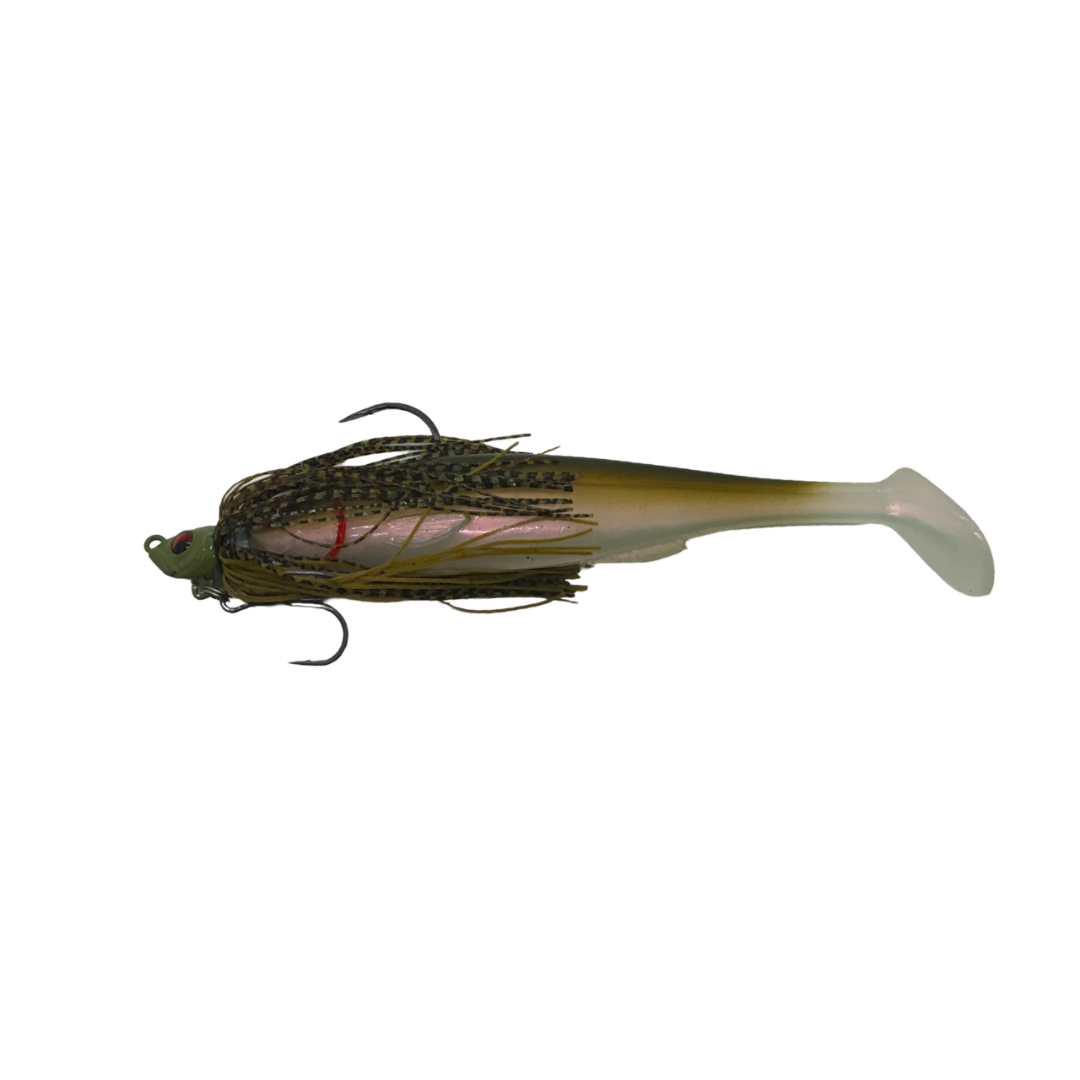 Spin Wright Beast 1/2oz Swim Jig x Irukandji 7"