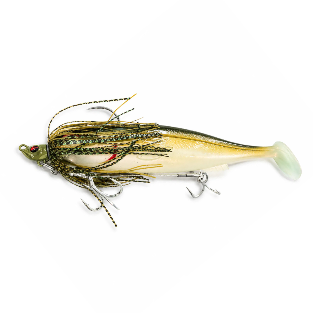 Spin Wright Beast 1/2oz Swim Jig x Irukandji 11"