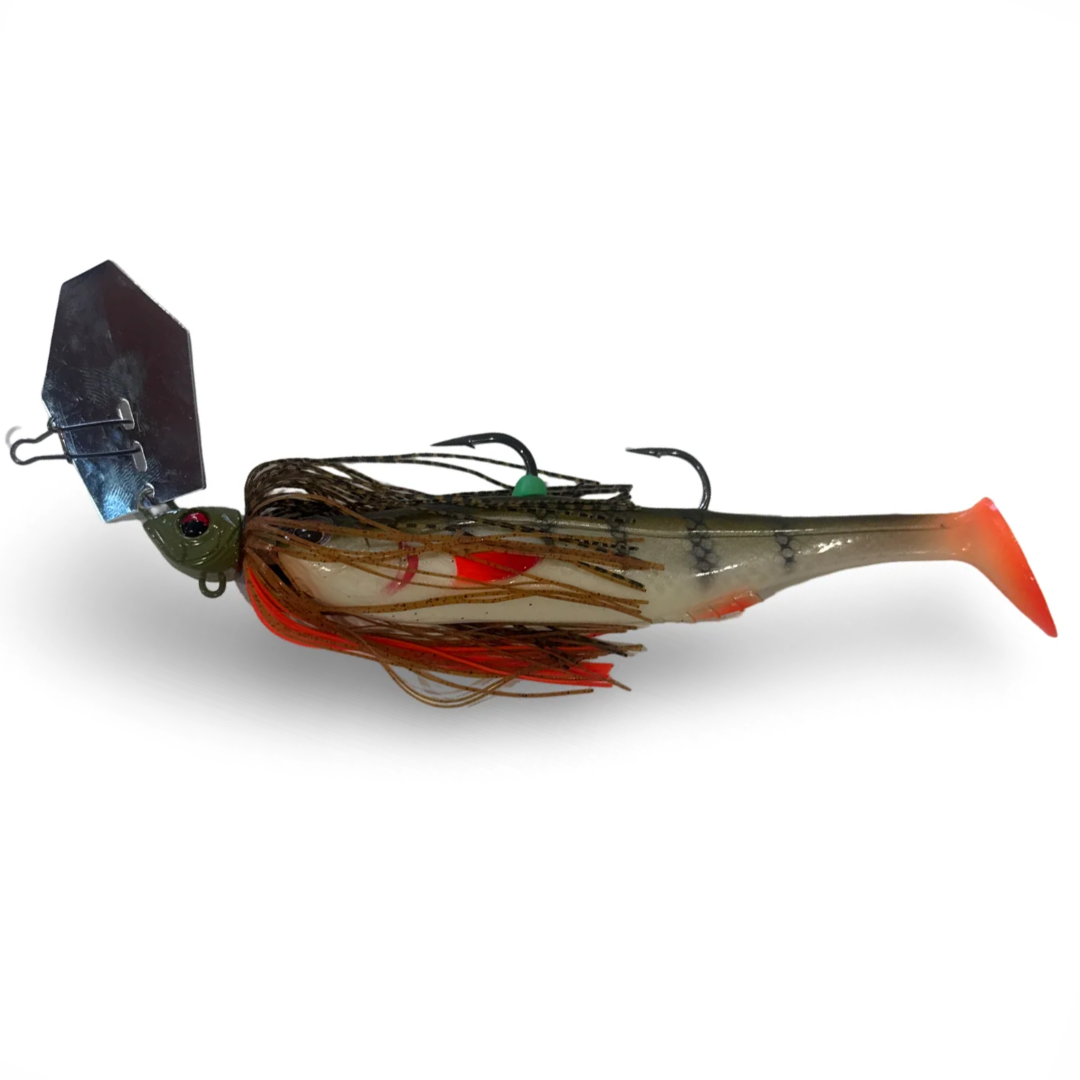 Spin Wright Beast Grunta 1oz Chatterbait x Irukandji 7"