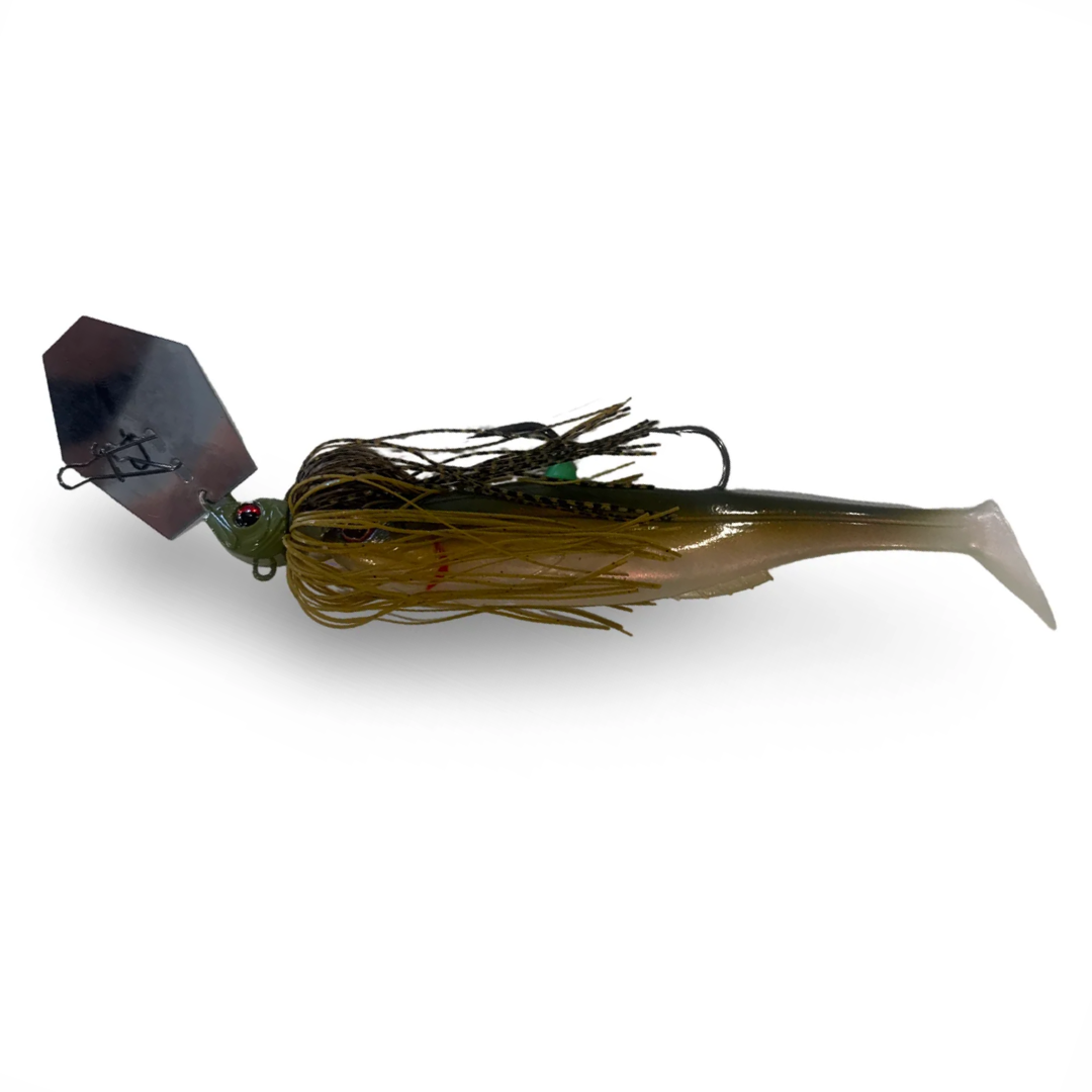 Spin Wright Beast Grunta 1oz Chatterbait x Irukandji 7"