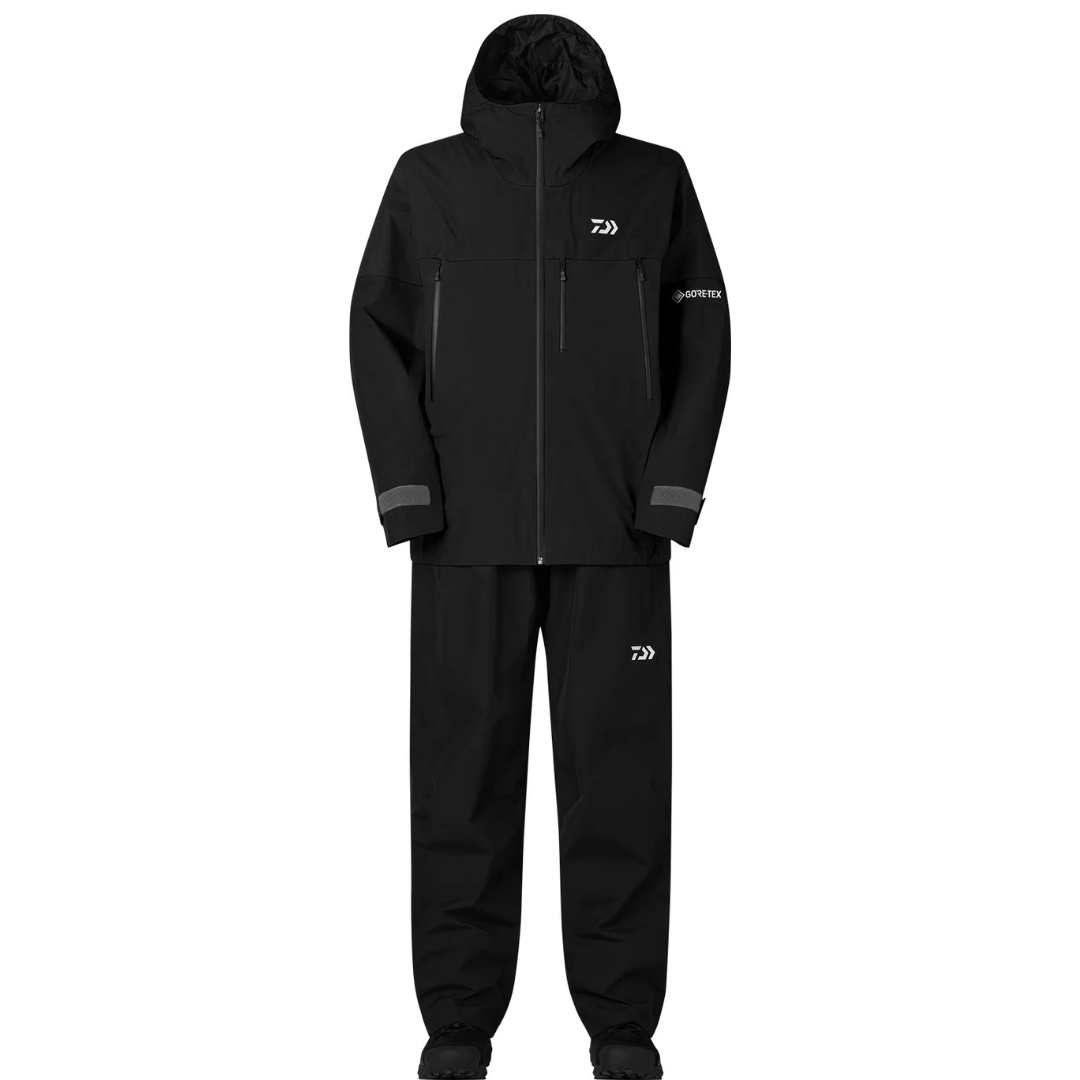 Daiwa DR-1926E BLACK GORE-TEX Rain Suit Jacket and Pants SET