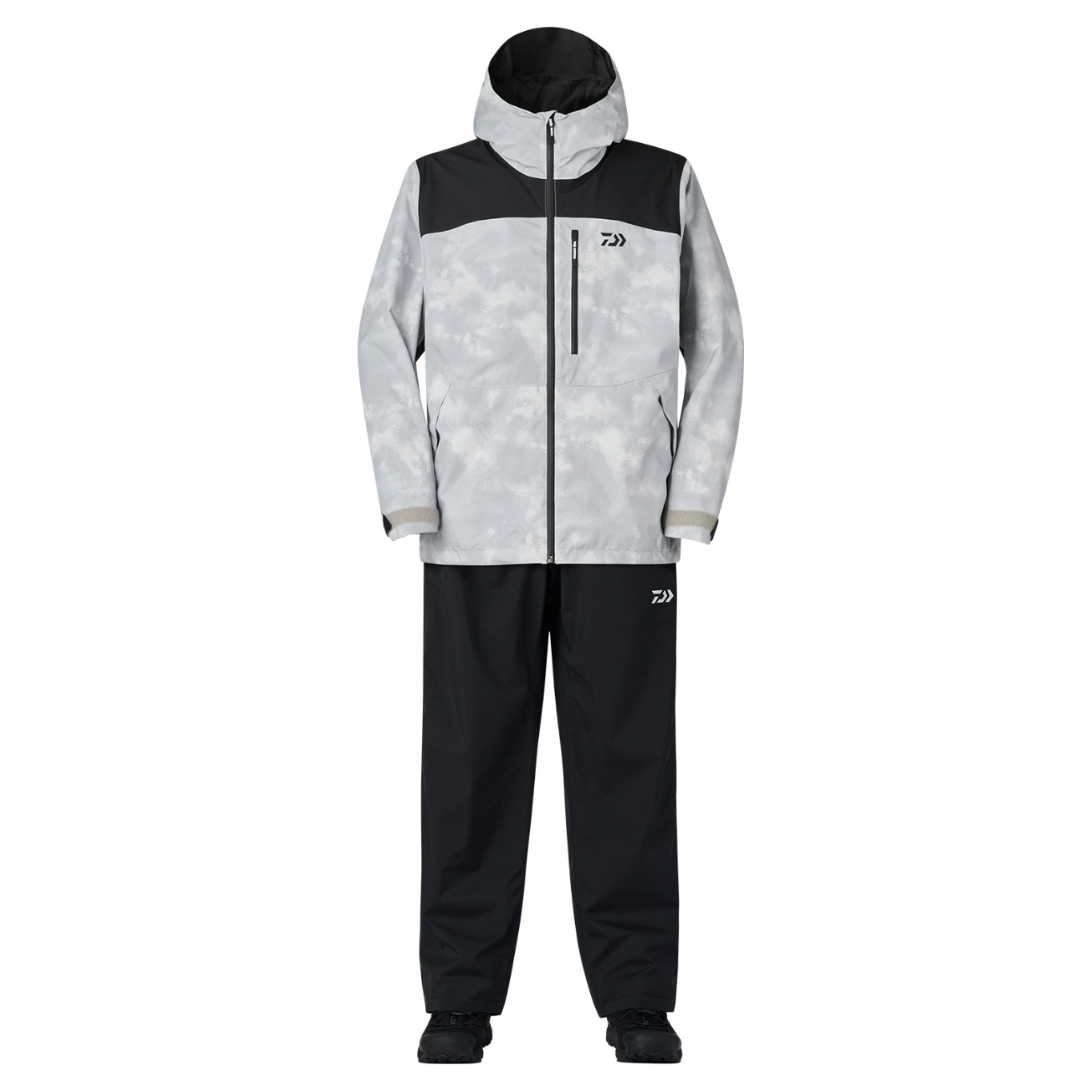 Daiwa White Haze Camo Jacket & Pants Rainmax Set DR-3625E 