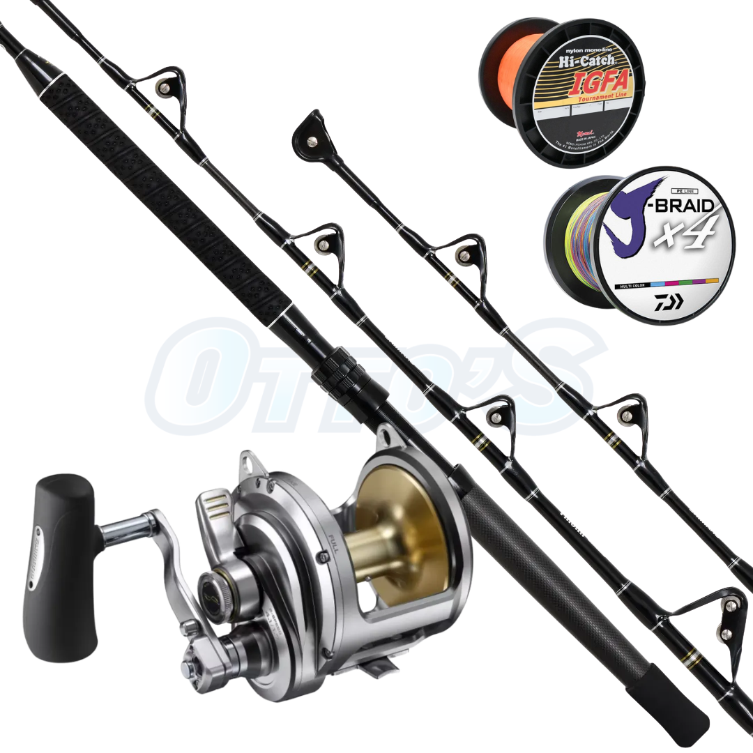 Shimano Talica 50 II & Hyper 37kg Gamefishing Combo