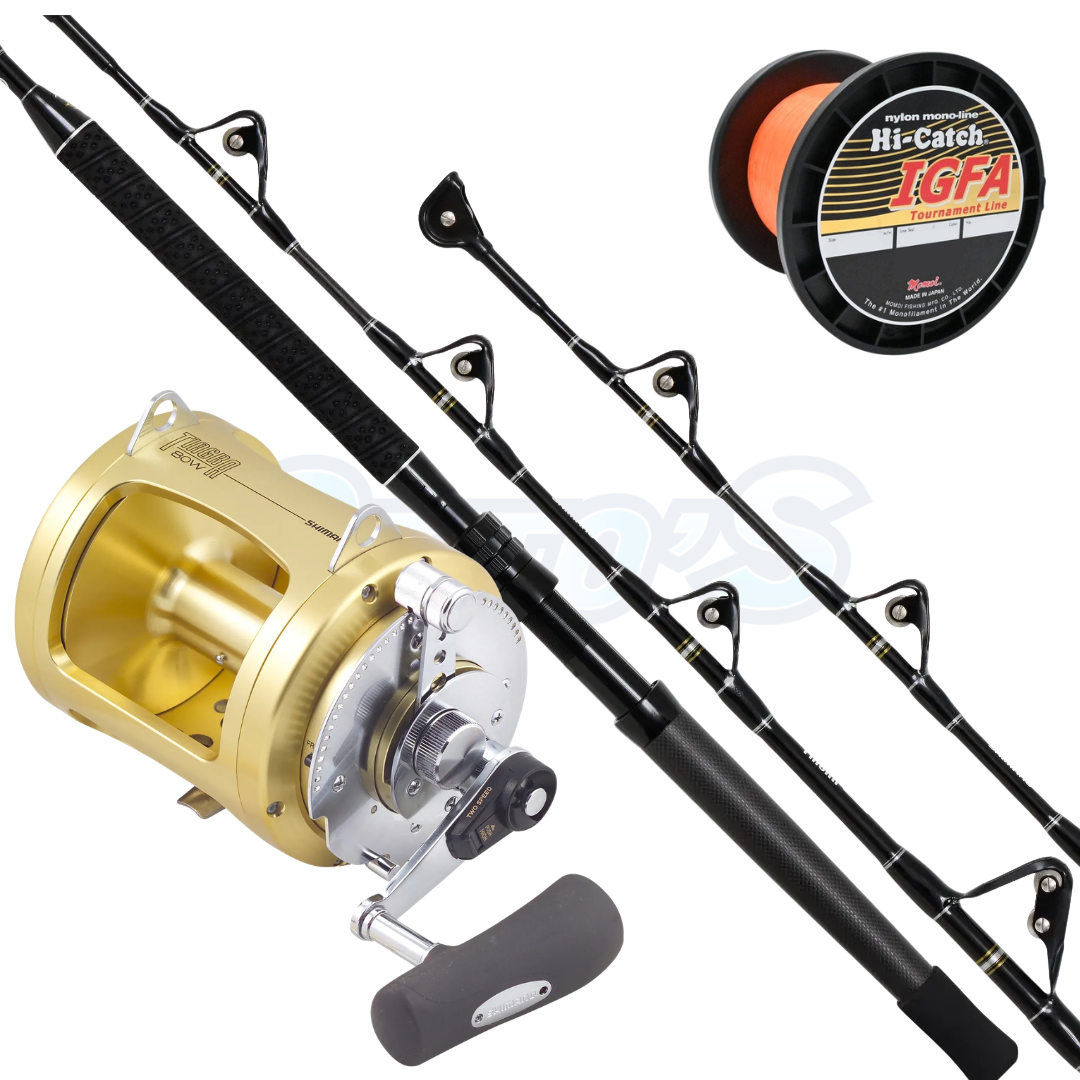 Shimano Tiagra Hyper & Tiagra 80WA 37kg Gamefishing Combo
