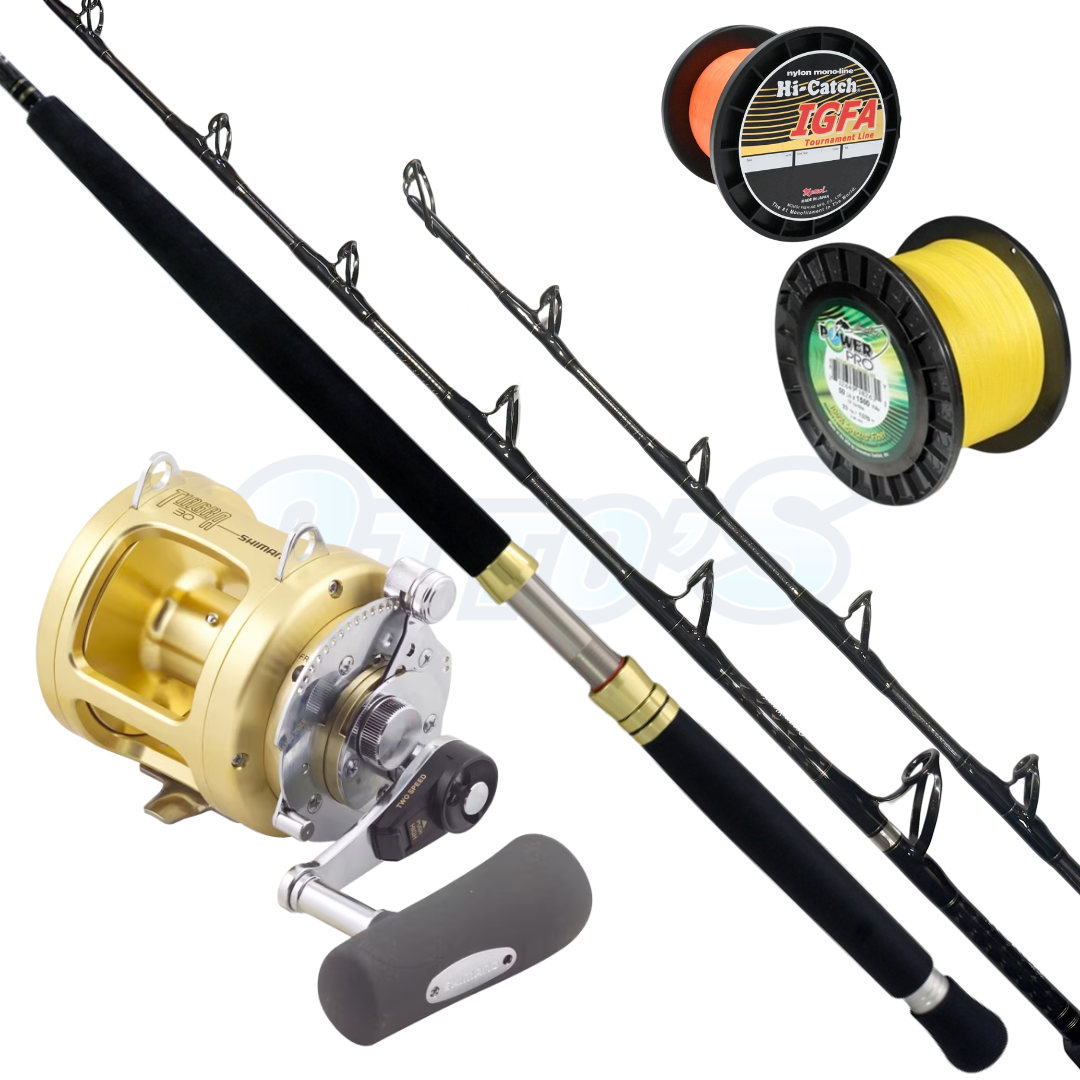 Shimano Tiagra 30 A & Live Fibre Venom 15kg Gamefishing Combo