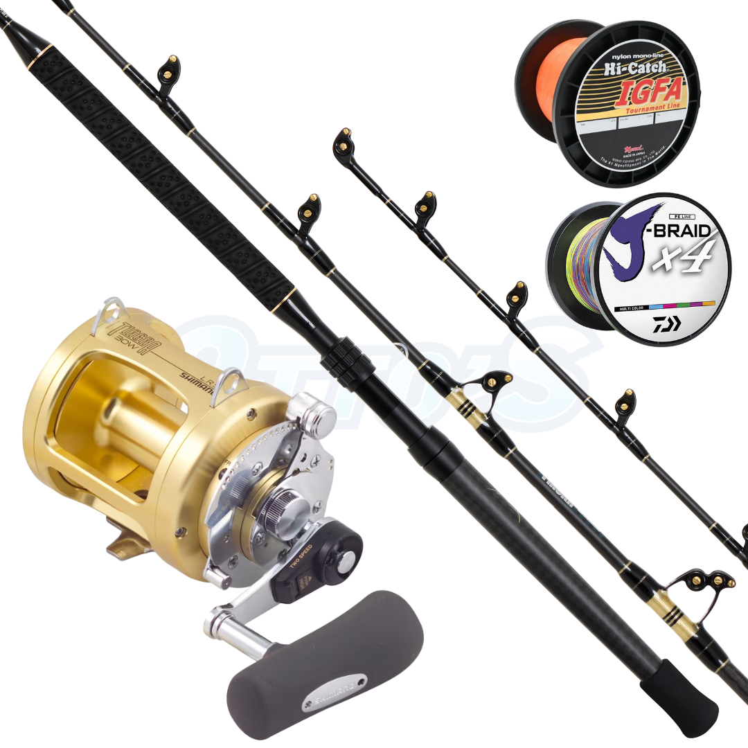 Shimano Tiagra 30WLRSA & Tiagra Ultra 24kg Gamefishing Combo