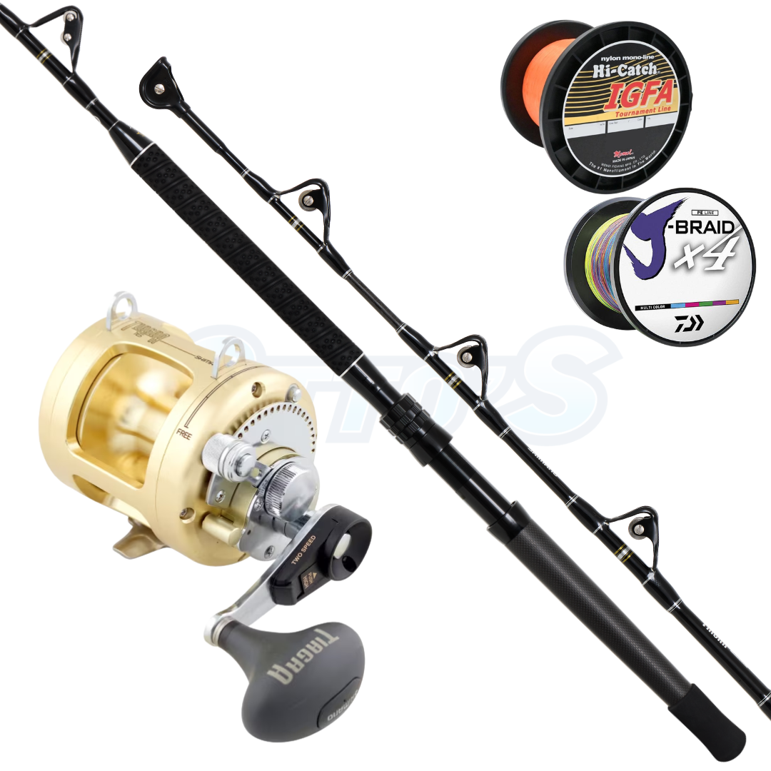 Shimano Tiagra 16 & Tiagra Hyper 10kg Light Gamefishing Combo