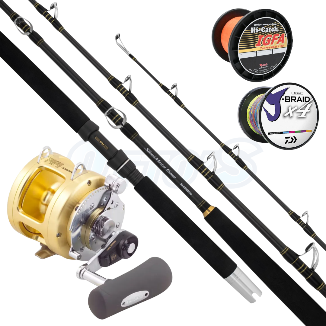 Shimano Tiagra 20A & Speedmaster 10kg Gamefishing Combo