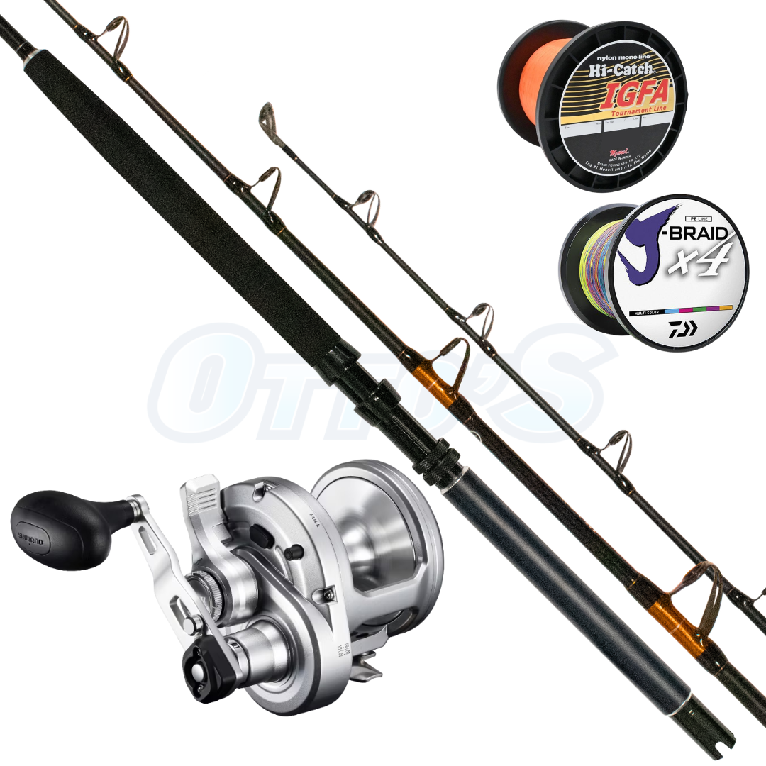 Shimano Speedmaster 20 & Sakana III 10kg Light Gamefishing Combo