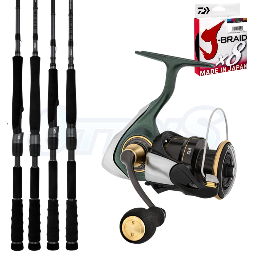 Daiwa KIX and TD Black Snapper Fishing Combo