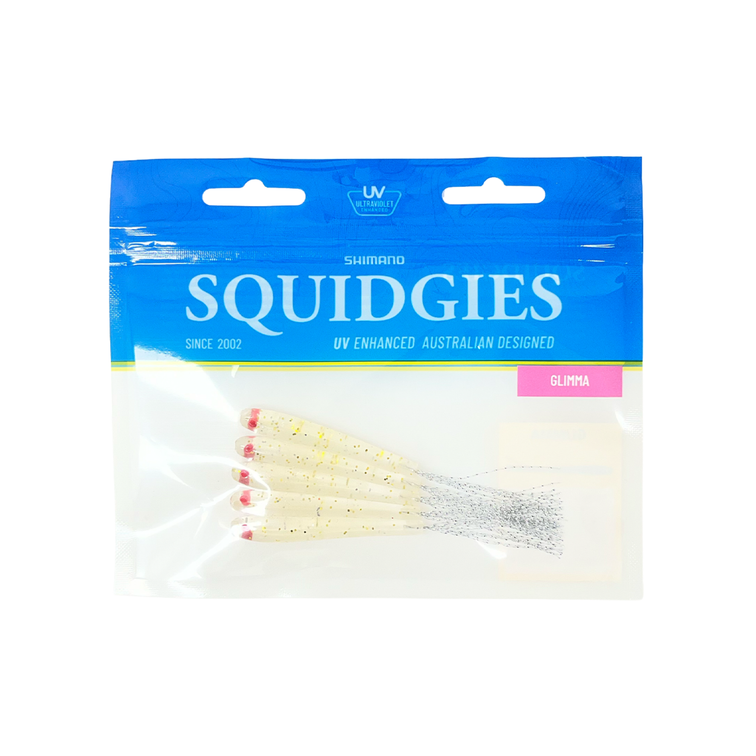 Shimano Squidgies Glimma 90mm Soft Plastic Fishing Lure 