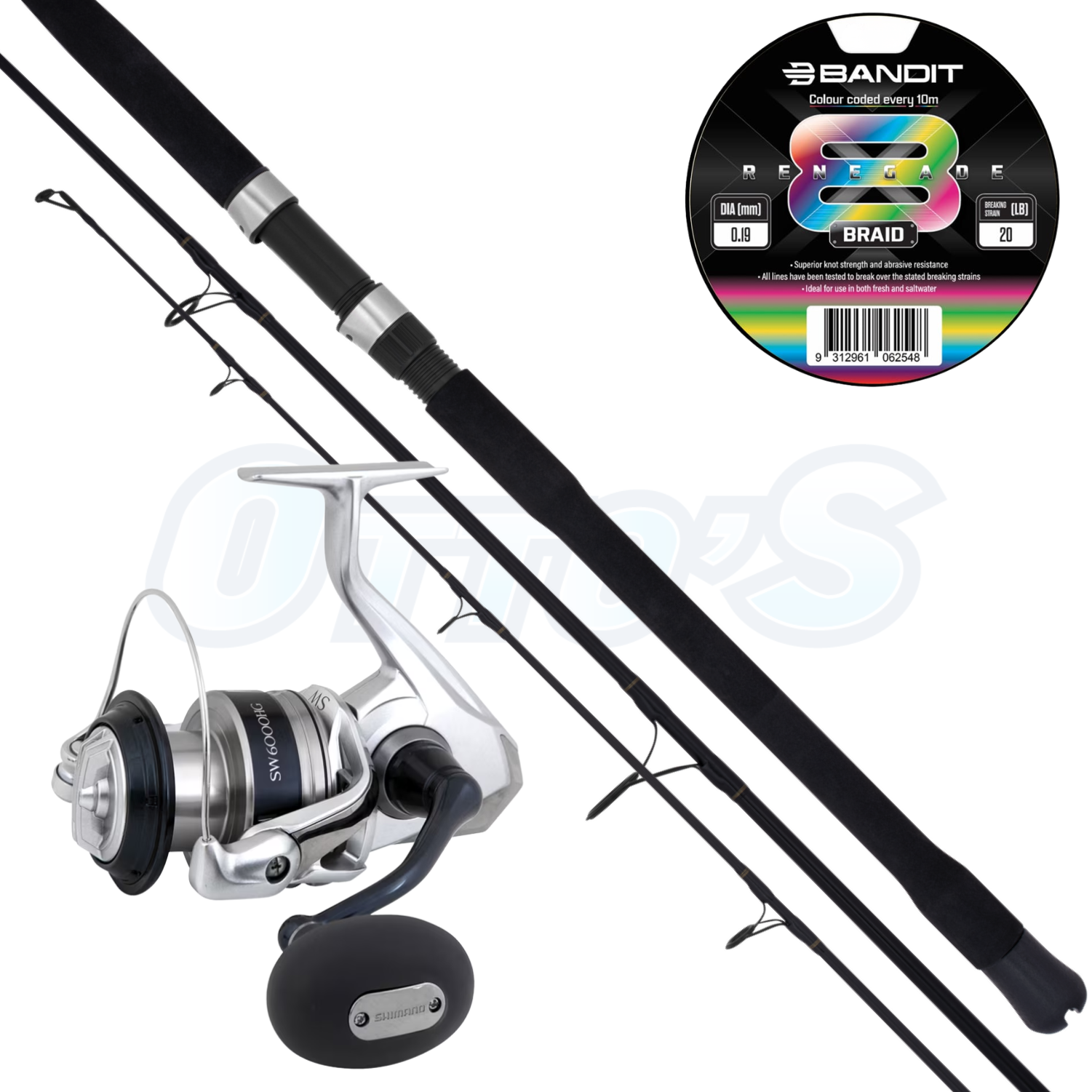 Daiwa BG BW & Shimano Saragosa All-Rounder Spinning Fishing Combo