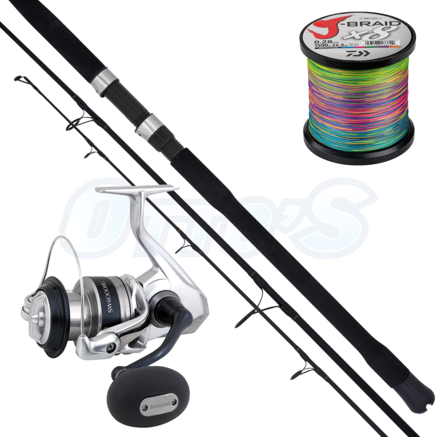 Daiwa BG BW & Shimano Saragosa All-Rounder Spinning Fishing Combo
