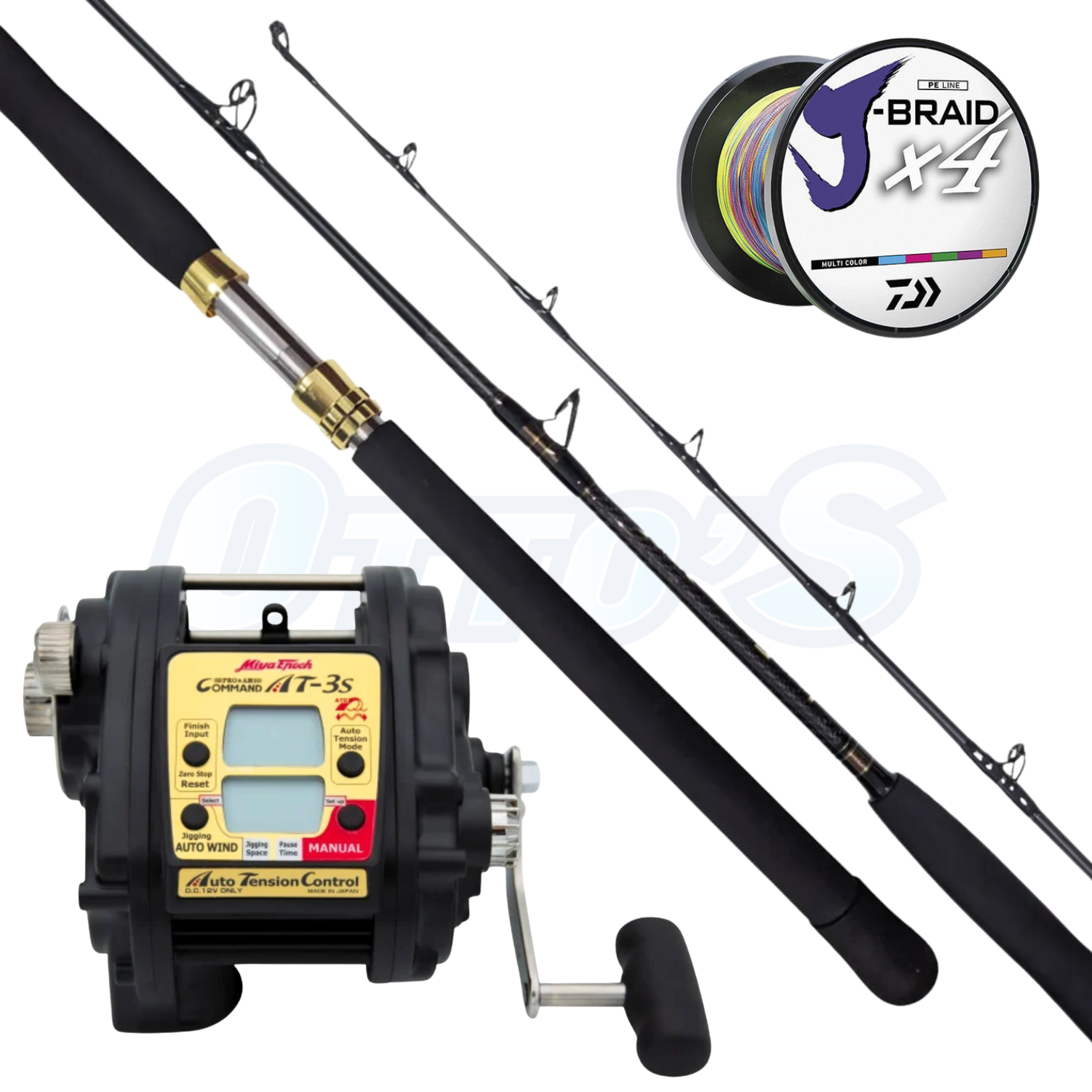 Miya Epoch AT-3s & Wilson PE5 Deep Drop Electric Fishing Combo