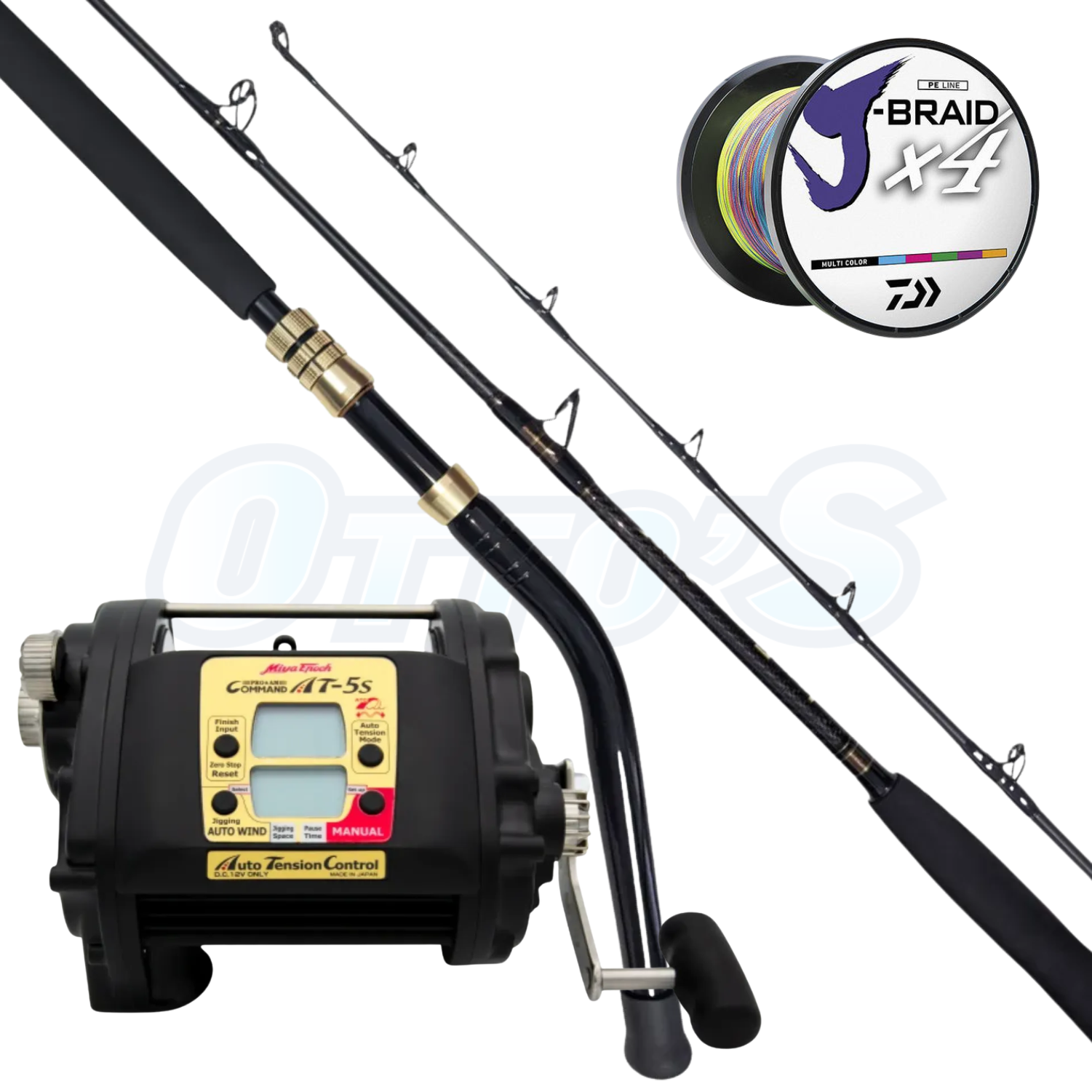 Miya Epoch AT-5s & Wilson PE8 Deep Drop Electric Fishing Combo