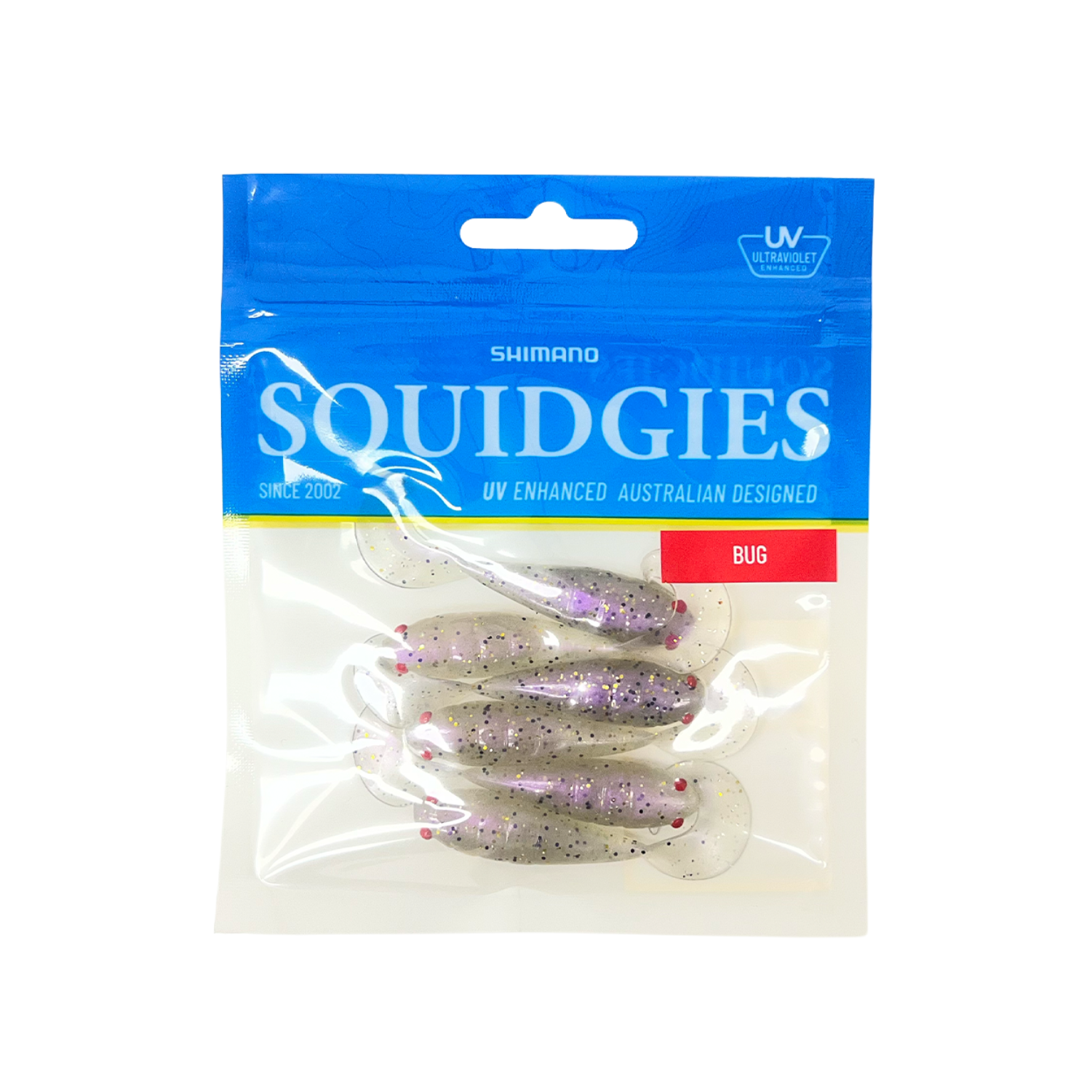 Shimano Squidgies Bug 70mm Soft Plastic Fishing Lures