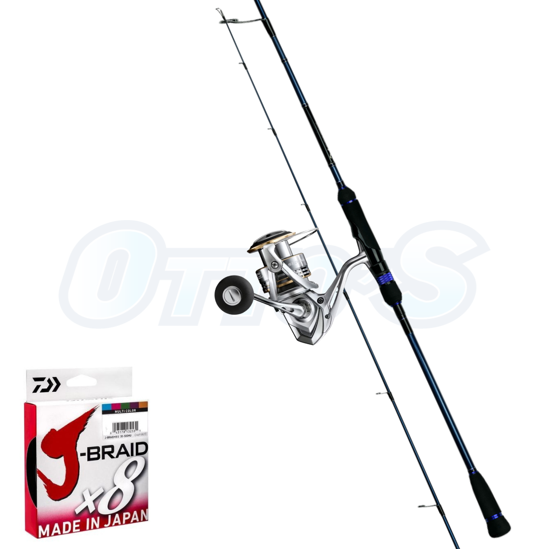 Shimano and Daiwa Beginner Offshore Micro Jigging Fishing Combo