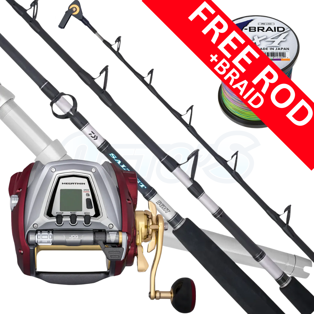 Daiwa Seaborg 1200MJ & Saltist 64ST Electric Deep Drop Fishing Combo