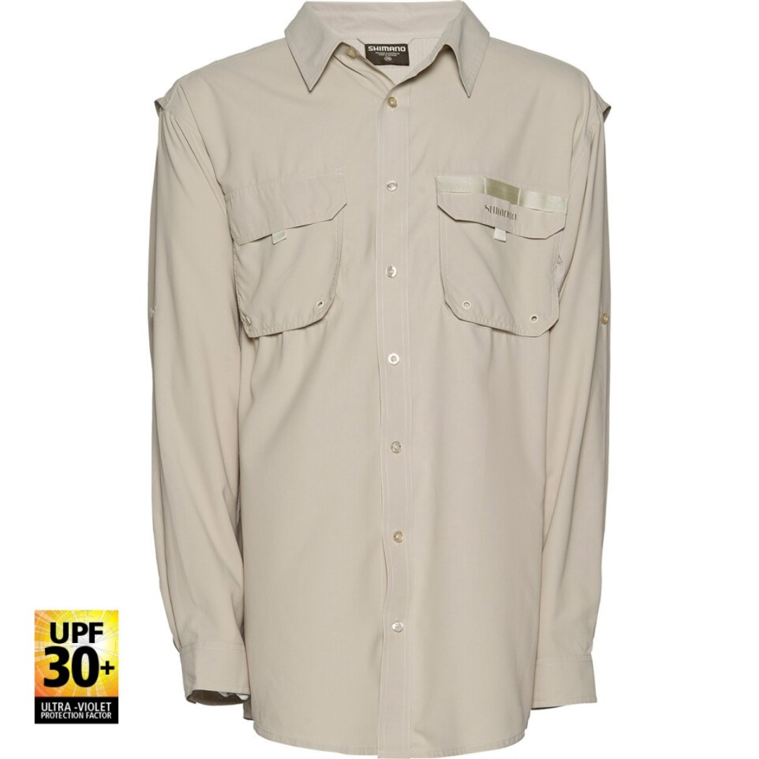 Shimano Vented Shirt Oatmeal