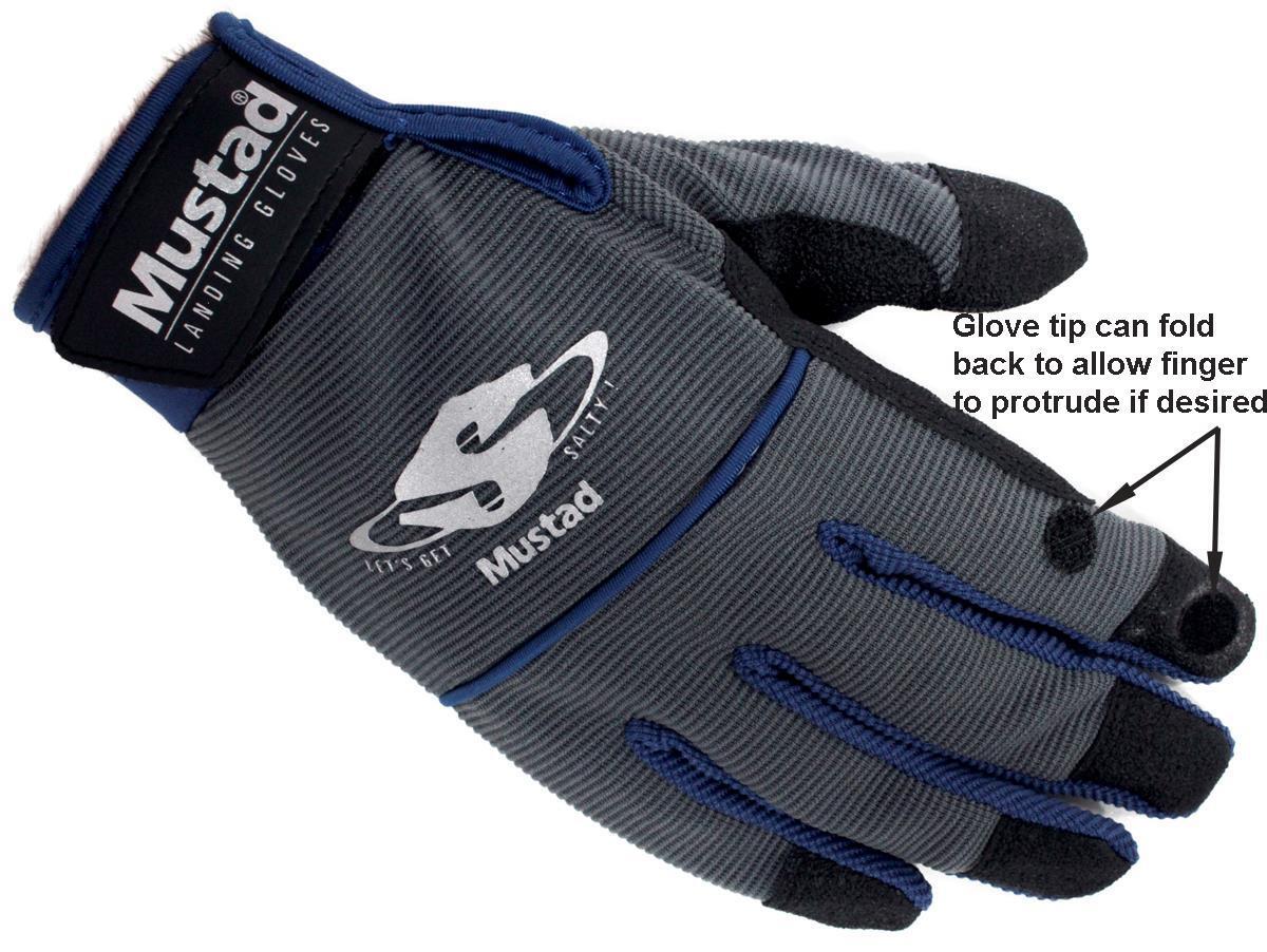 Mustad Landing Gloves (Pair)-Otto's  Tackle World