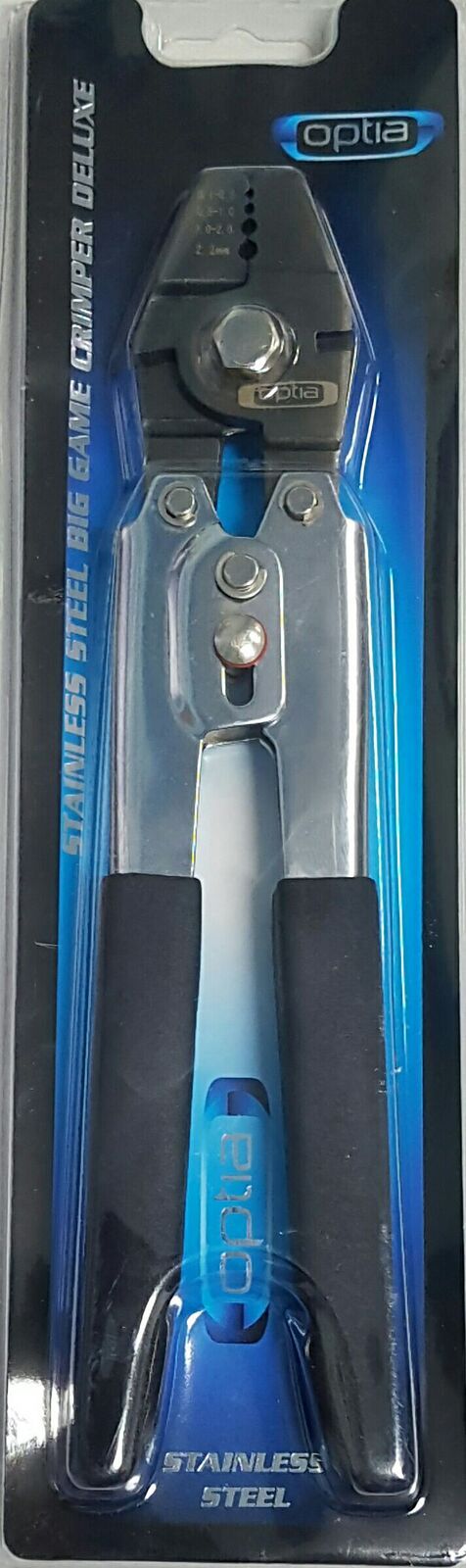 Optia Stainless Steel Big Game Crimper Deluxe-Otto's  Tackle World