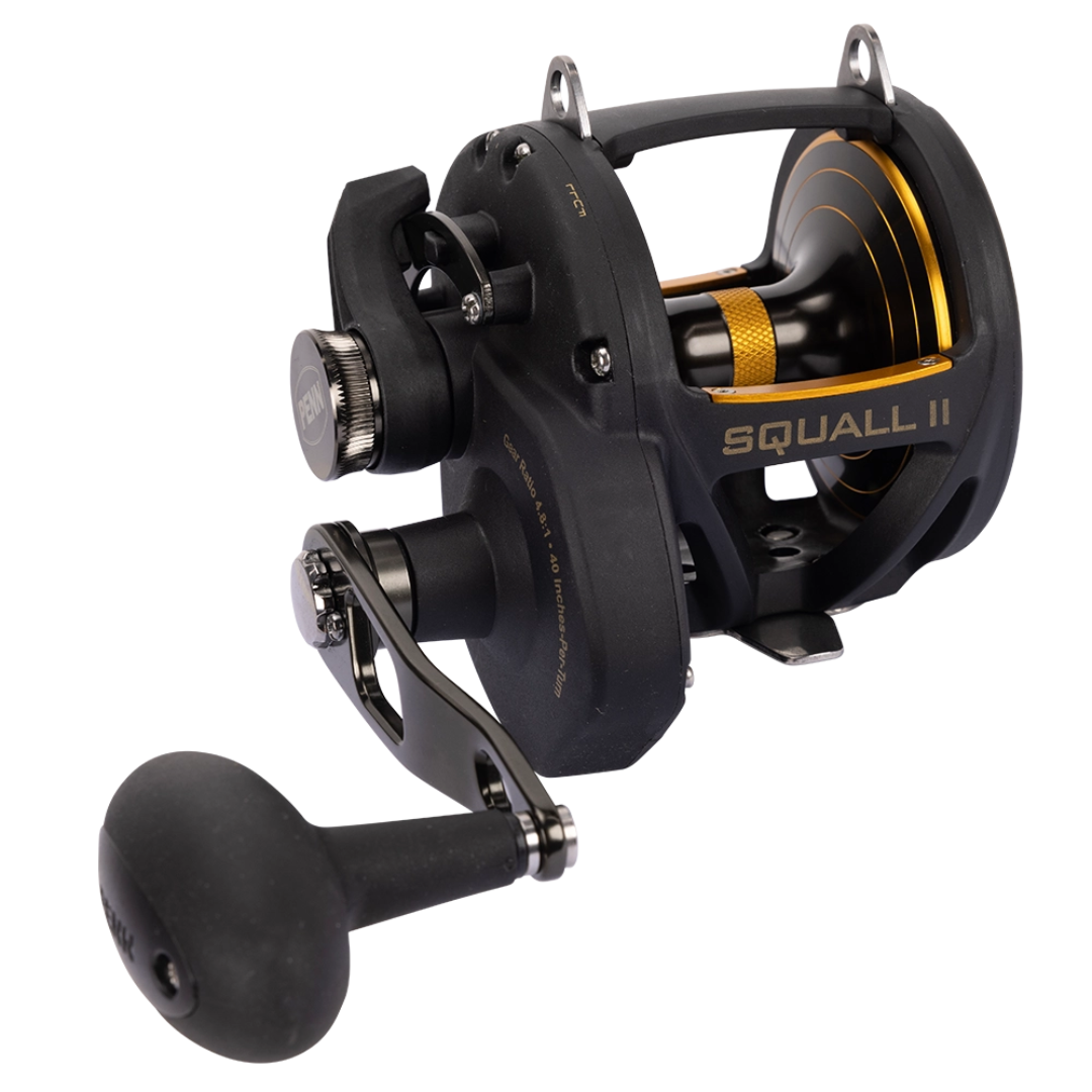 Penn Squall 50 LD ll Lever Drag Overhead Fishing Reel