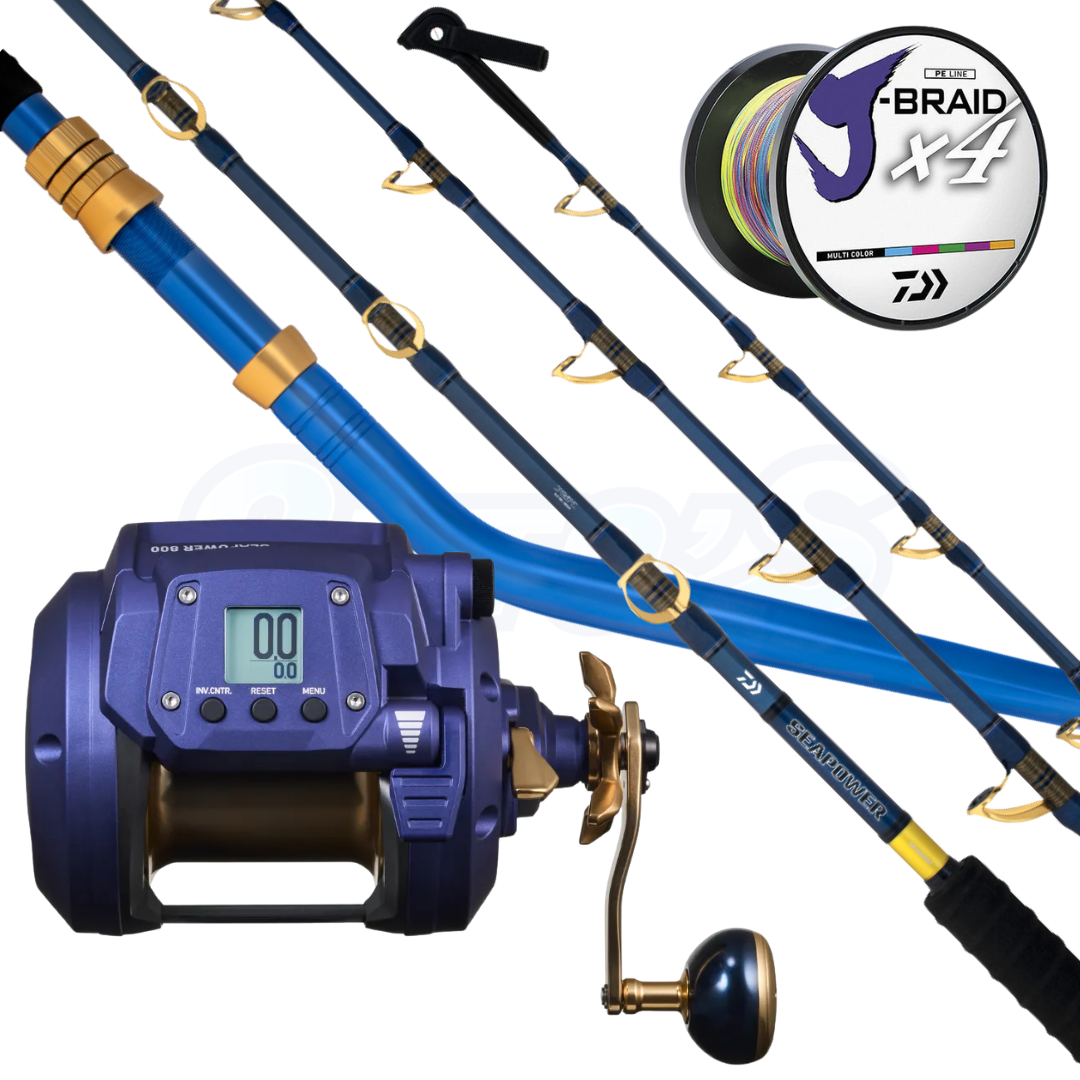 Daiwa Seapower 800 Electric Deep Drop Fishing Combo